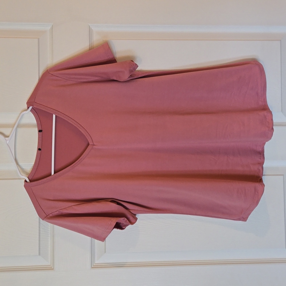 Mauve Women's V-Neck T-Shirt